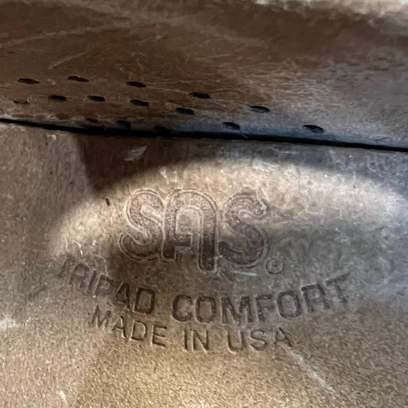 SAS Relaxed Walking Sandals Tripad Comfort Gold Snakeskin Print. Size 7 1/2. - Picture 7 of 13